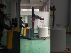 स्वचालित इलेक्ट्रिक बैटरी संचालित रोल पेपर प्लास्टिक फिल्म रोल लिफ्टर आसान संचालित कागज रोल Fo