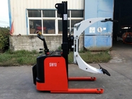 1.5 Ton 3 Meter Capacity Electric Pallet Jack Stacker With Reel Clamps