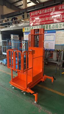 Belift 200kg Battery Powered Mobile Cargo Goods Handling Semi Electric Stock Order Picker Trolley