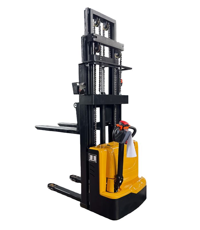 Electric Walkie Stacker 1500kg Load Capacity 1070mm Fork Length