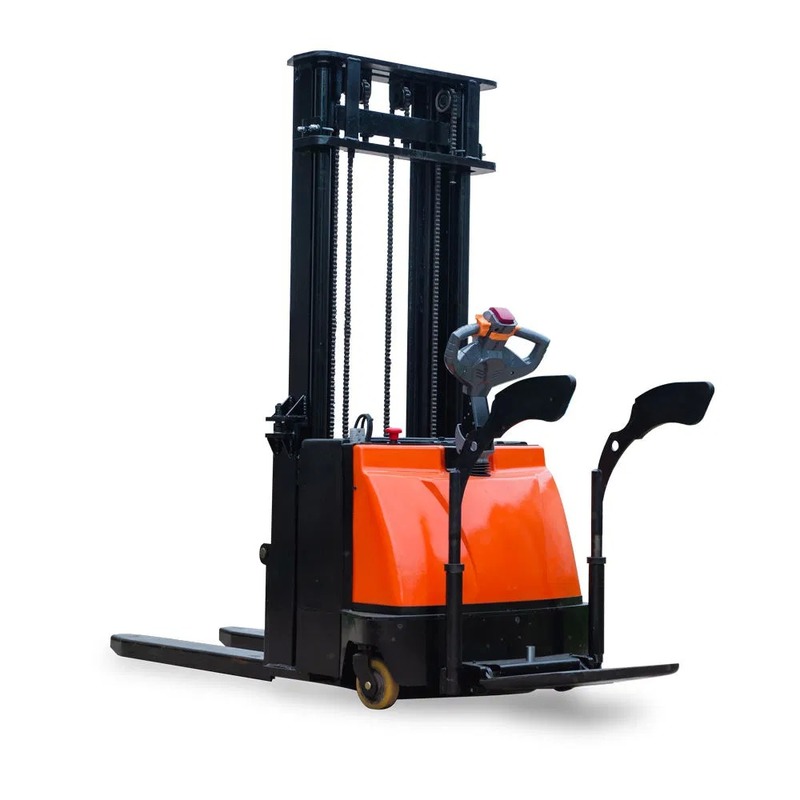 Electric Pallet Stacker with 500mm Load Center 1070mm Fork Length and 1738/2099mm Turning Radius