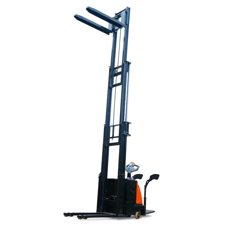 Electric Pallet Stacker with 500mm Load Center 1070mm Fork Length and 1738/2099mm Turning Radius