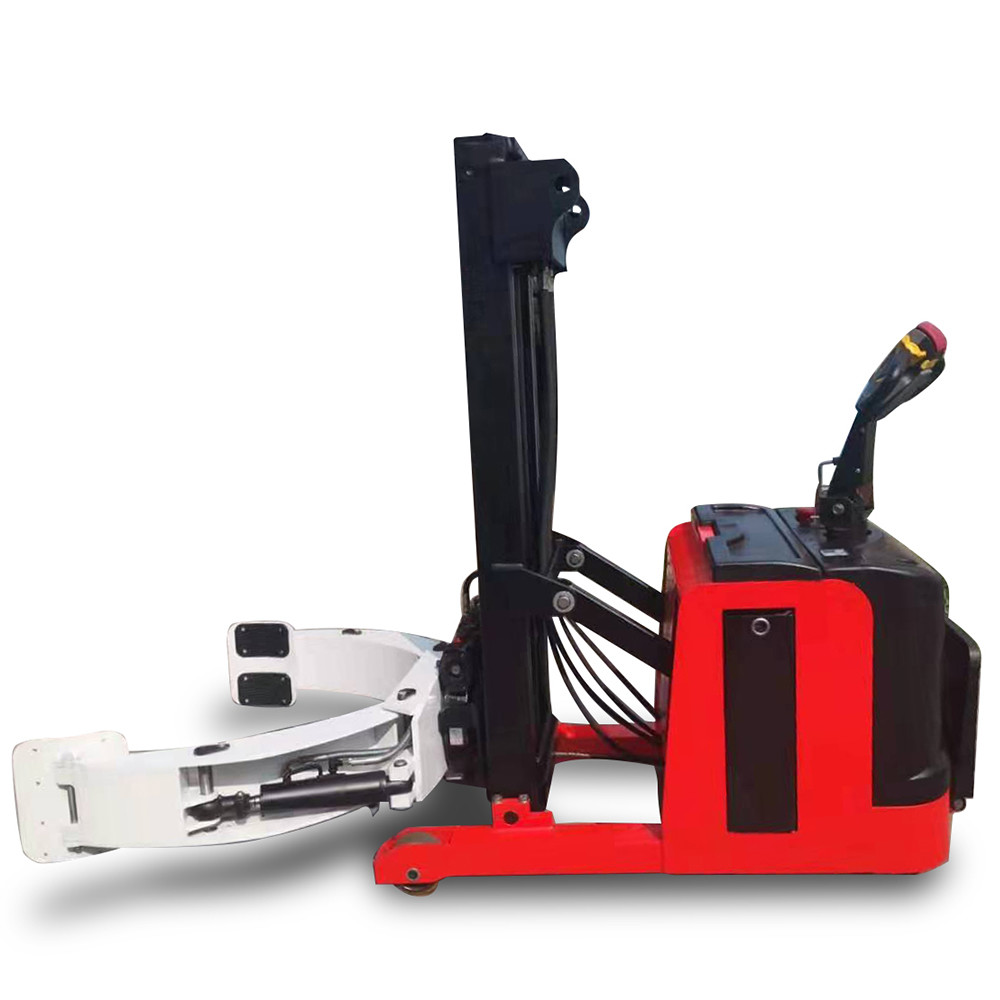 Automatic Electric Straddle Stacker Portable Loading And Unloading Forklift Rotating Clamp