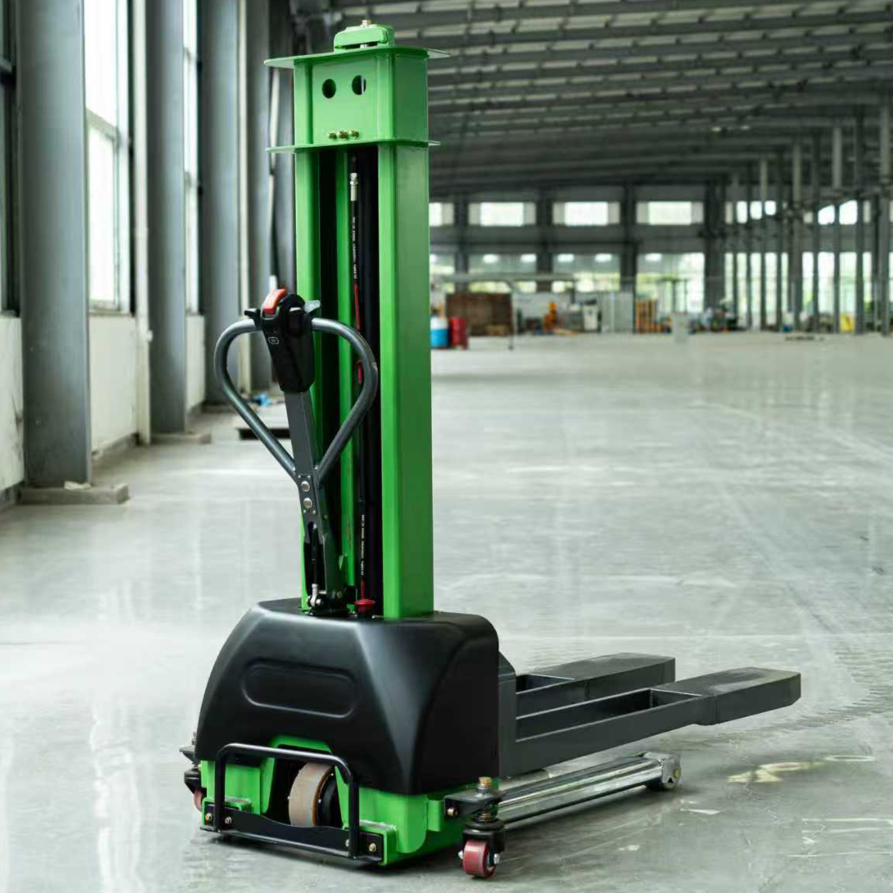 Full Electric Loading Stacker 1000kg 1.3m-1.6m Lifting Height High Quality Precision Stacker for Warehouse
