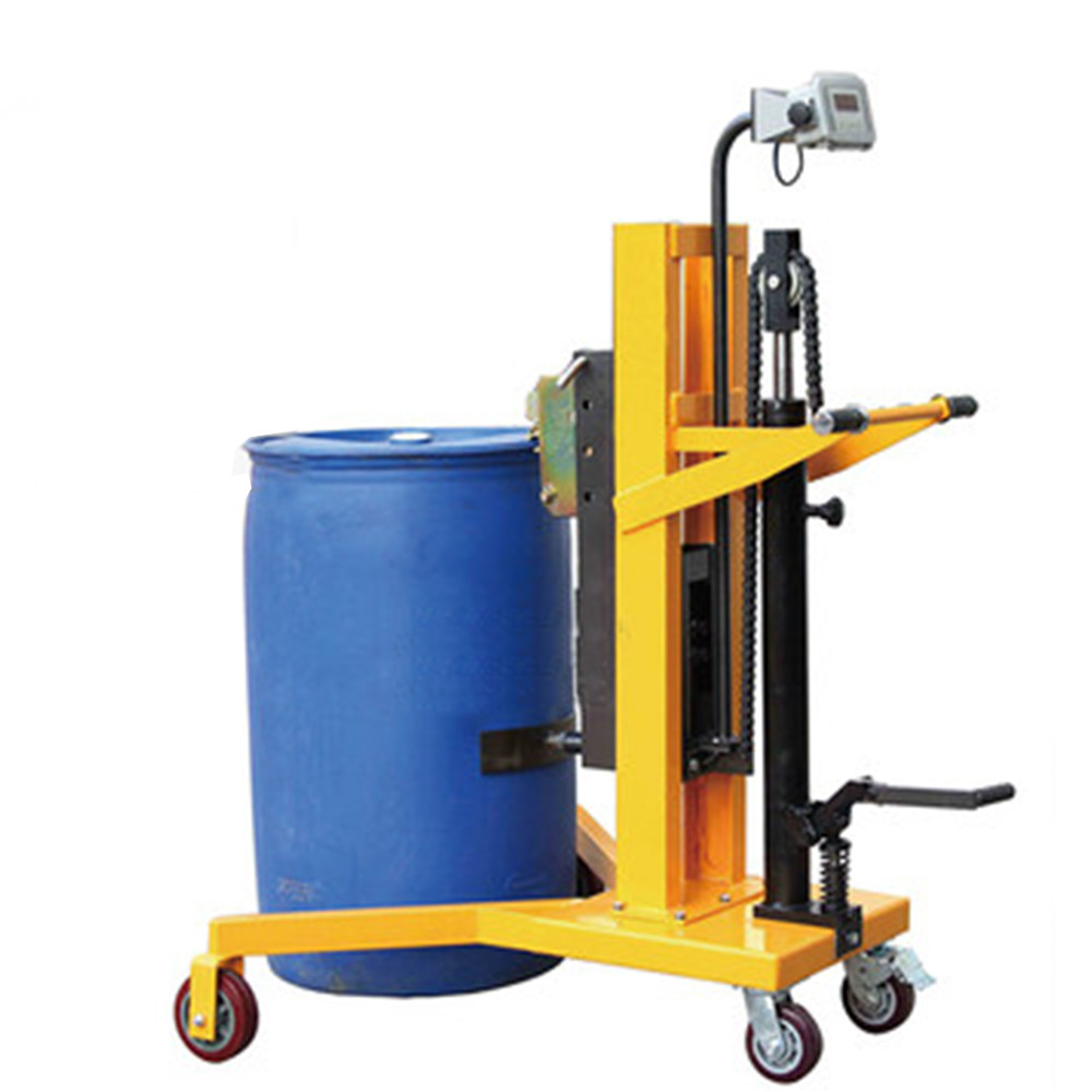 450lbs Plastic Oil Drum Handling Trolley Carrier Equipment