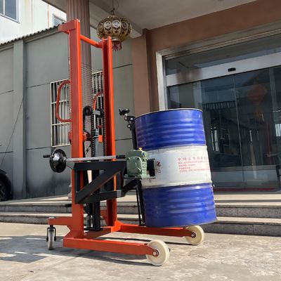 हैंड ऑयल मैनुअल ड्रम स्टैकर 350kg 3m गोदाम संचालन के लिए