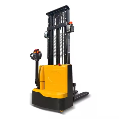 1.6 टन इलेक्ट्रिक वॉकी स्टैकर फोर्कलिफ्ट 1500kg क्षमता 24V100Ah
